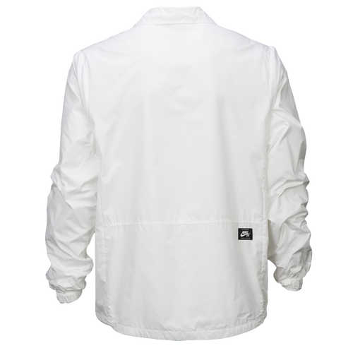 Nike SB Coaches Shield Jacket - Men's - All White / White