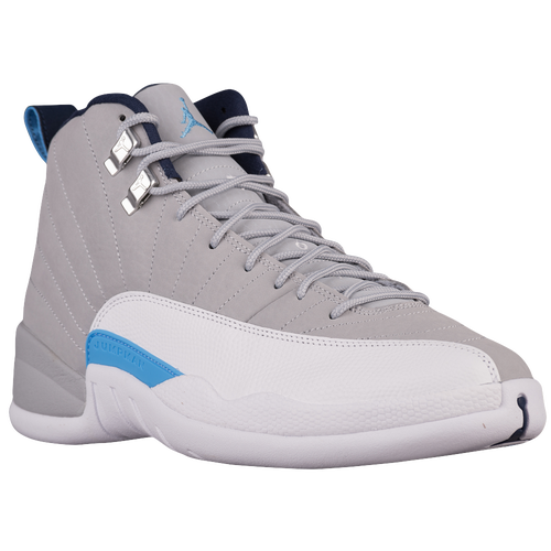 jordan 12 grey and white footlocker