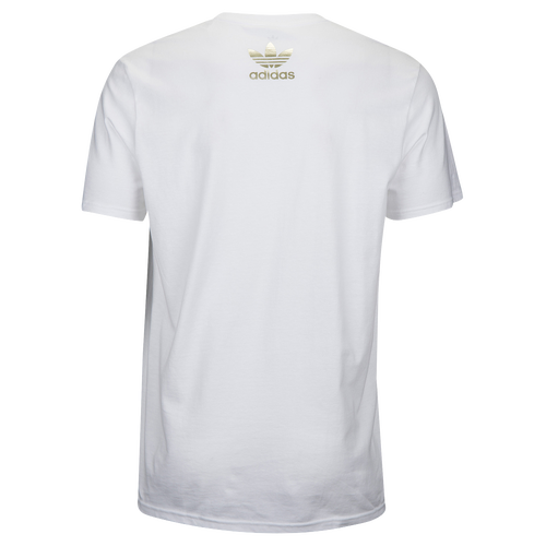 adidas Originals Graphic T-Shirt - Men's - White / Gold