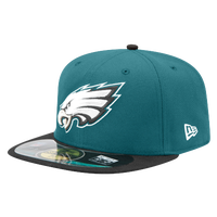 New Era NFL 59Fifty Sideline Cap - Men's - Philadelphia Eagles - Dark Green / White