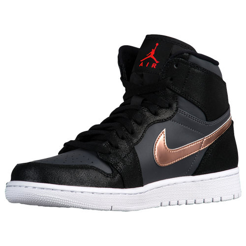 Jordan AJ 1 High - Men's - Grey / Brown