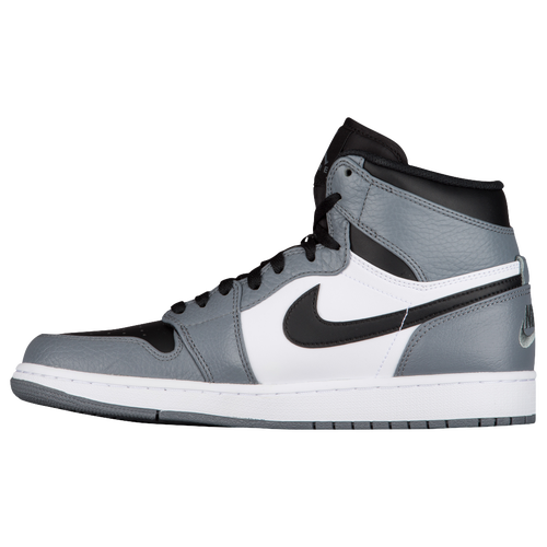 Jordan AJ 1 High - Men's - Grey / Black