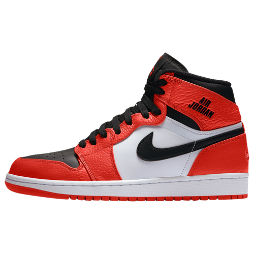 Jordan AJ 1 High - Men's - Orange / Black