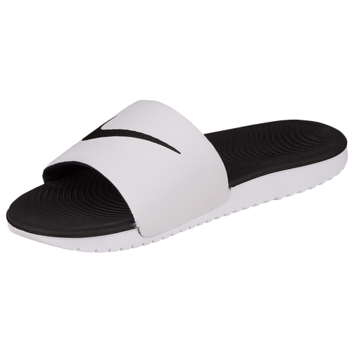 nike kawa slide men's white