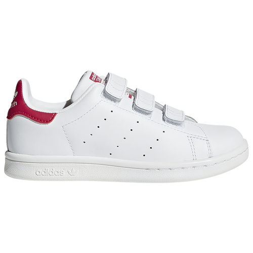 adidas Originals Stan Smith - Girls' Preschool - White / Pink