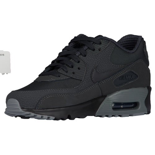 Nike Air Max 90 Boys Grade School Running Shoes Anthracite