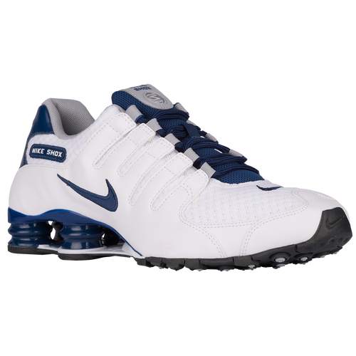 Nike Shox NZ Men's Running Shoes White/Coastal Blue/Wolf Grey