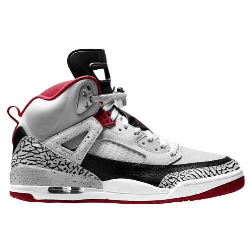 jordan spizike red black grey white