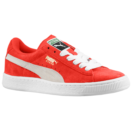 PUMA Suede Classic - Boys' Grade School - Red / White