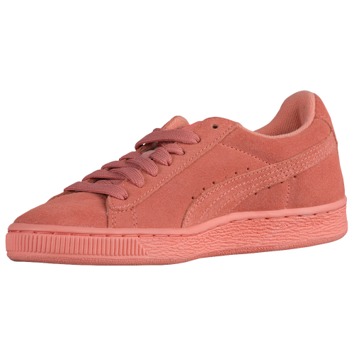 PUMA Suede Classic - Girls' Grade School - Orange / Orange