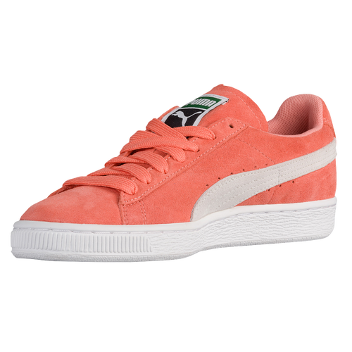 PUMA Suede Classic - Women's - Orange / White