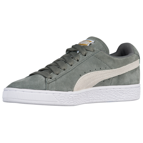 PUMA Suede Classic - Women's - Olive Green / Off-White