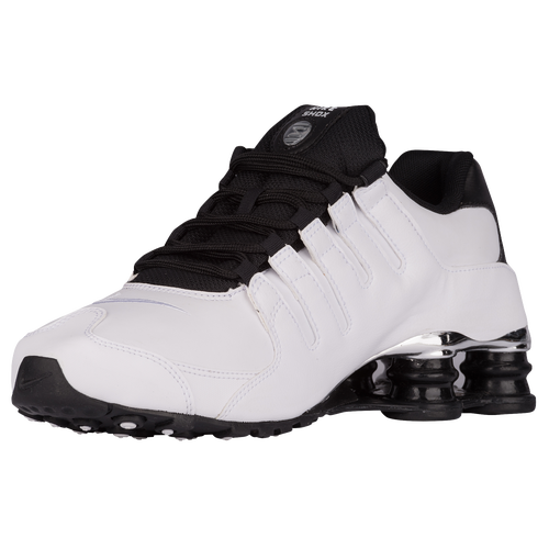 all white nike shox mens