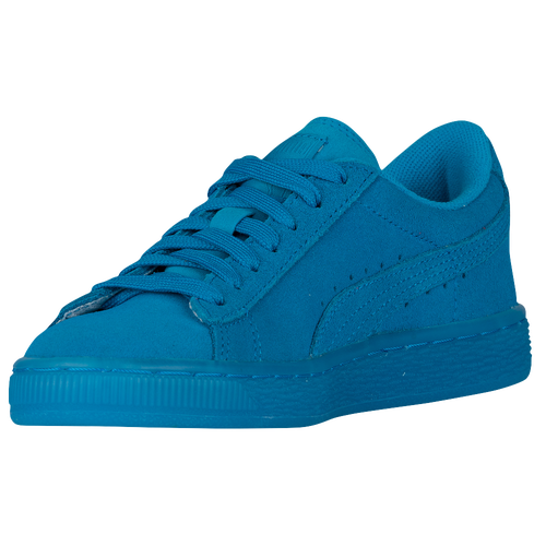 PUMA Suede Classic - Boys' Grade School - Light Blue / Light Blue