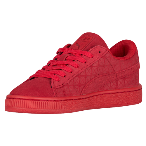 PUMA Suede Classic - Boys' Grade School - Red / Red