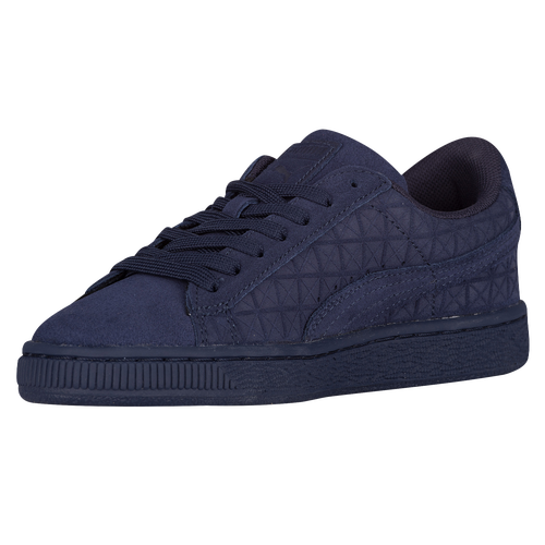 PUMA Suede Classic - Boys' Grade School - Navy / Navy