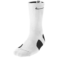 Nike Elite Basketball Crew Socks - Men's - White / Black