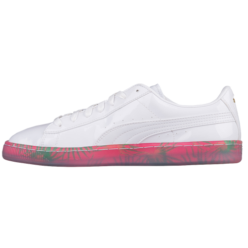 PUMA Basket - Men's - White / Green