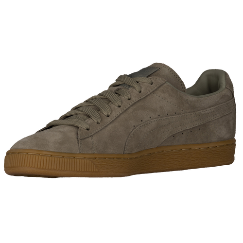 PUMA Suede Classic - Men's - Olive Green / Tan