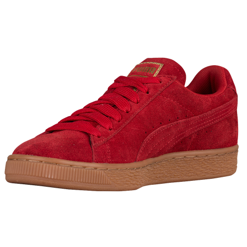 PUMA Suede Classic - Women's - Red / Brown
