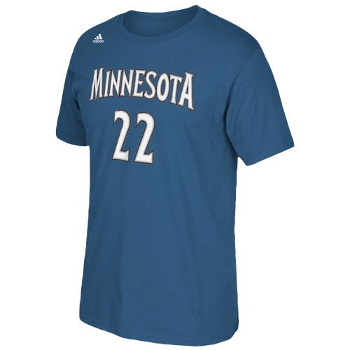 adidas NBA Game Time T-Shirt - Men's -  Andrew Wiggins - Minnesota Timberwolves