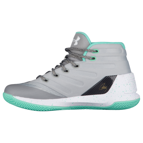 Under Armour Curry 3 - Girls' Grade School -  Stephen Curry - Grey / Light Green