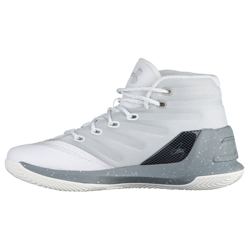 Under Armour Curry 3 - Boys' Grade School -  Stephen Curry - White / Silver