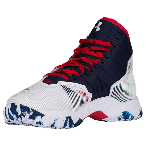 Under Armour Curry 2.5 - Boys' Grade School -  Stephen Curry - White / Navy