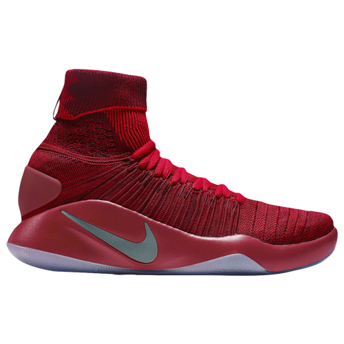 Nike Hyperdunk 2016 Flyknit - Men's - Red / Grey