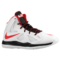 Nike Lebron X - Boys' Preschool - White / Black
