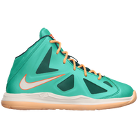 Nike Lebron X - Boys' Preschool - Aqua / White