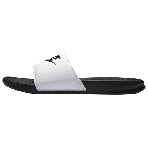 Nike Benassi JDI Slide - Men's - White / Black