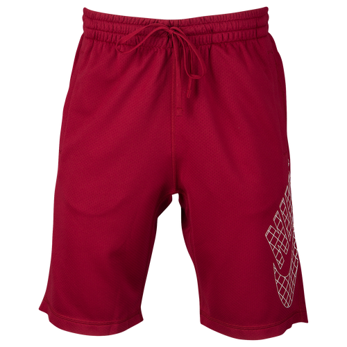 Nike SB Dri-FIT Grid Sunday Shorts - Men's - Red / White