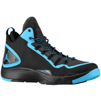 Jordan Super.Fly II PO - Men's - Black / Light Blue