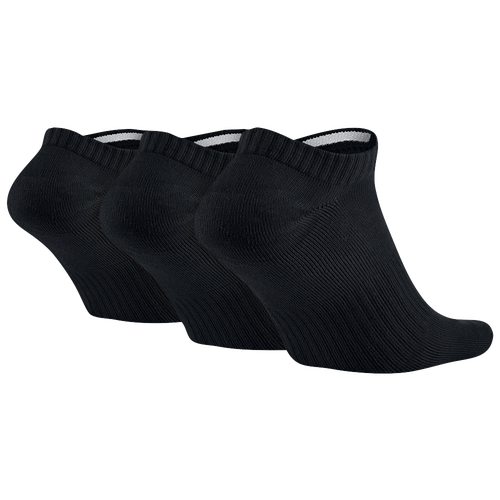 Nike SB 3 Pack No-Show Socks - Men's - Black / White