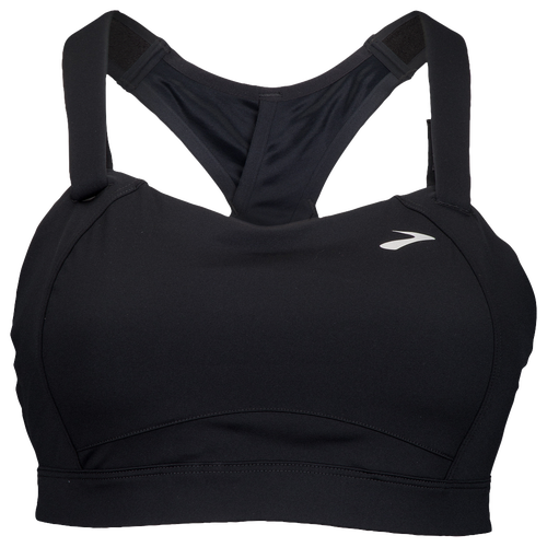 Brooks Juno Sport Bra - Women's - All Black / Black