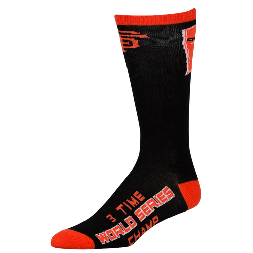 For Bare Feet MLB Championship Socks - Men's - San Francisco Giants - Black / Orange