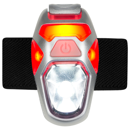 Nathan Orion Strobe Light - Red / Silver