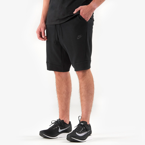 Nike Tech Fleece Shorts - Men's - All Black / Black