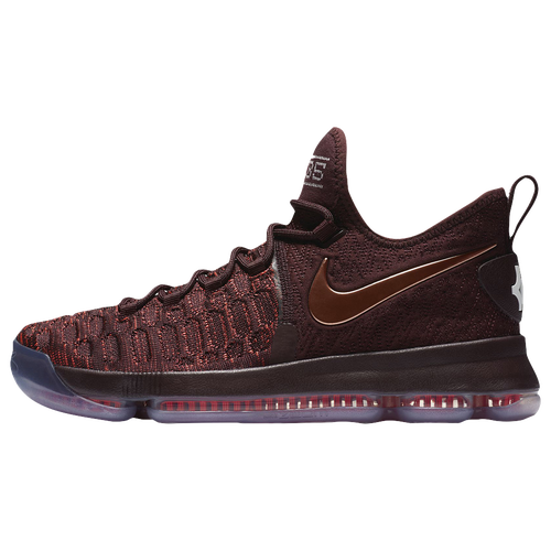 Nike KD 9 - Men's -  Kevin Durant - Maroon / Red