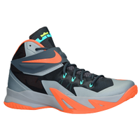 Nike Zoom Soldier VIII - Men's - LeBron James - Grey / Orange
