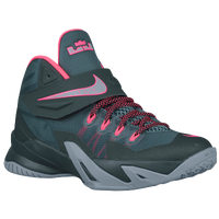 Nike Soldier VIII - Boys' Grade School - Lebron James - Black / Grey