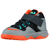 Nike Soldier VIII - Boys' Toddler - Lebron James - Grey / Light Blue