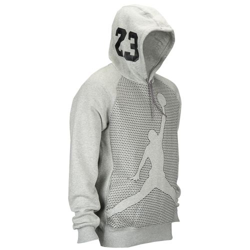 Jordan Flight Flash Jumpman Hoodie - Men's - Grey / Black