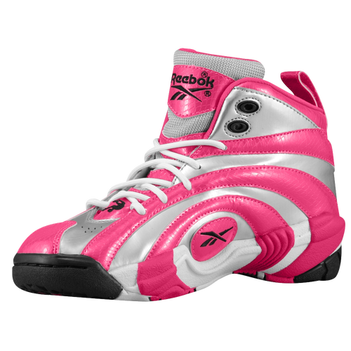 Reebok Shaqnosis - Girls' Grade School - Silver / Pink