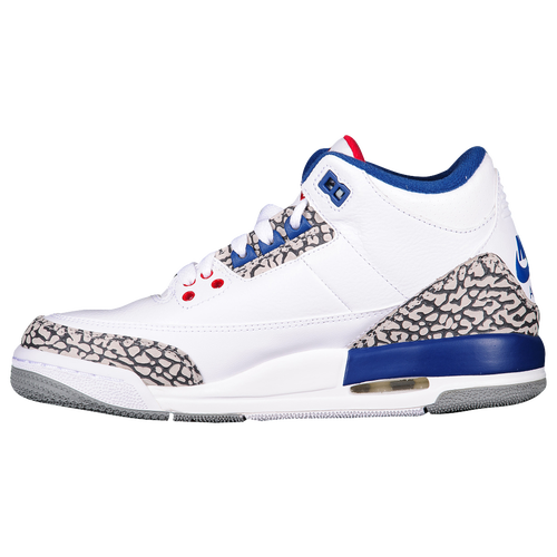 Jordan Retro 3 - Boys' Grade School - White / Red