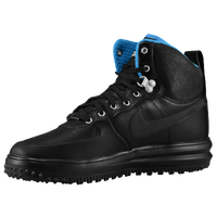 Nike Lunar Force 1 Hi Sneaker Boot - Men's - Black / Light Blue