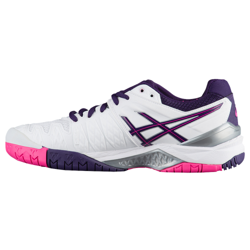 ASICS® GEL-Resolution 6 - Women's - White / Purple