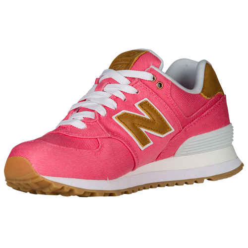 New Balance 574 - Women's - Pink / Brown