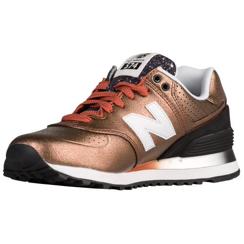 New Balance 574 - Women's - Brown / White